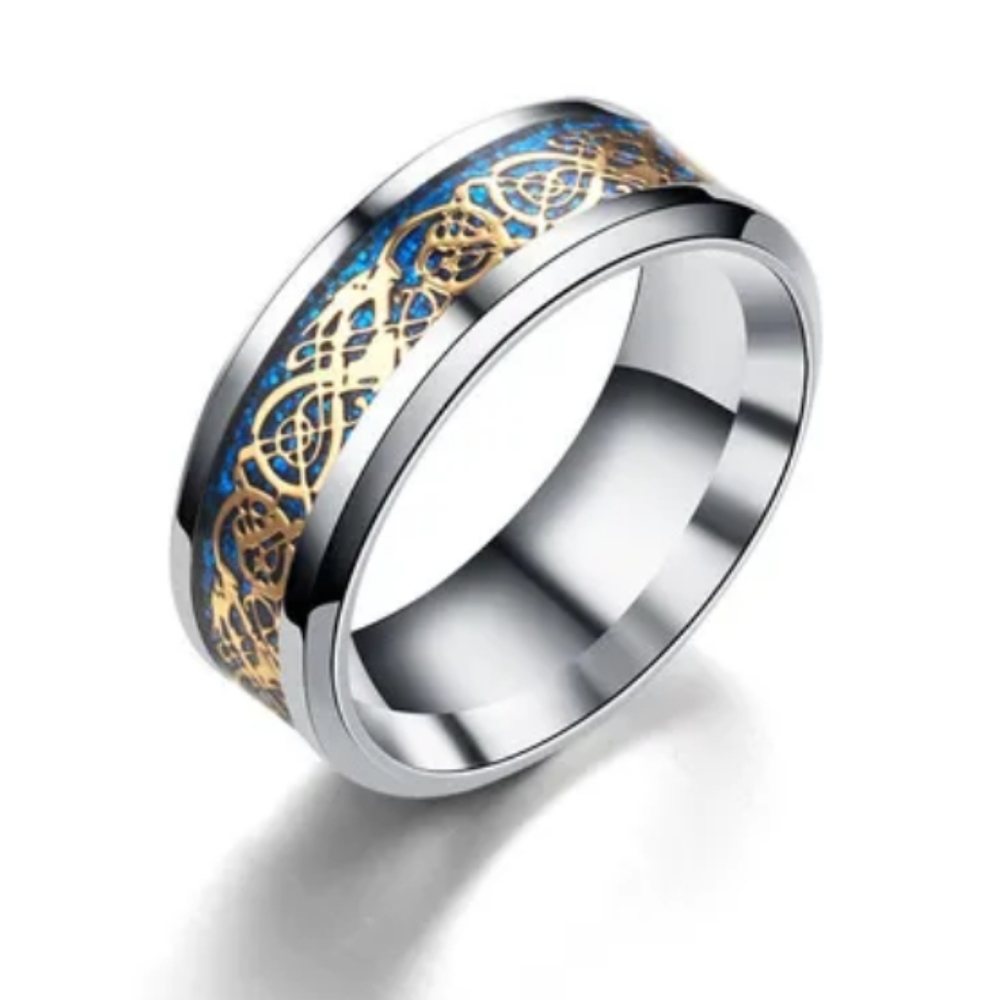 NWOT Men's Dragon Stainless Steel Ring